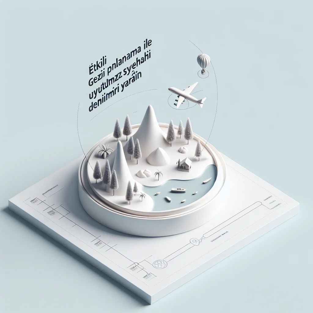 Etkili Gezi Planlama ile Unutulmaz Seyahat Deneyimleri Yaratın